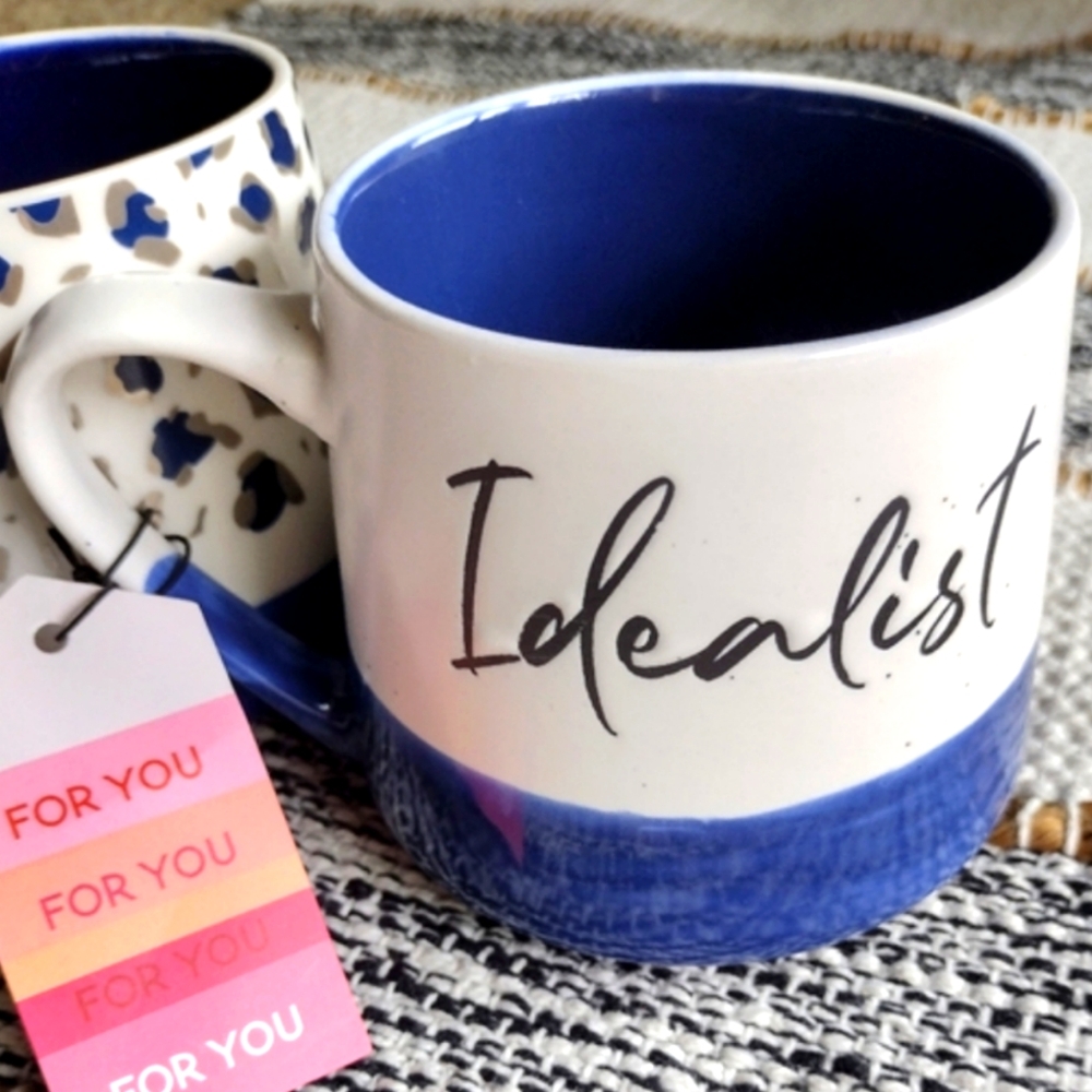 3/$20 "Idealist"  coffee mug